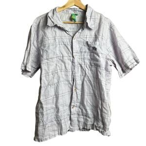 Kanabeach Biologik XL Button Down Gray Dotted